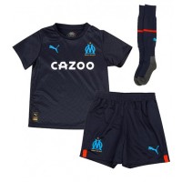 Olympique de Marseille Valentin Rongier #21 Fußballbekleidung Auswärtstrikot Kinder 2022-23 Kurzarm (+ kurze hosen)